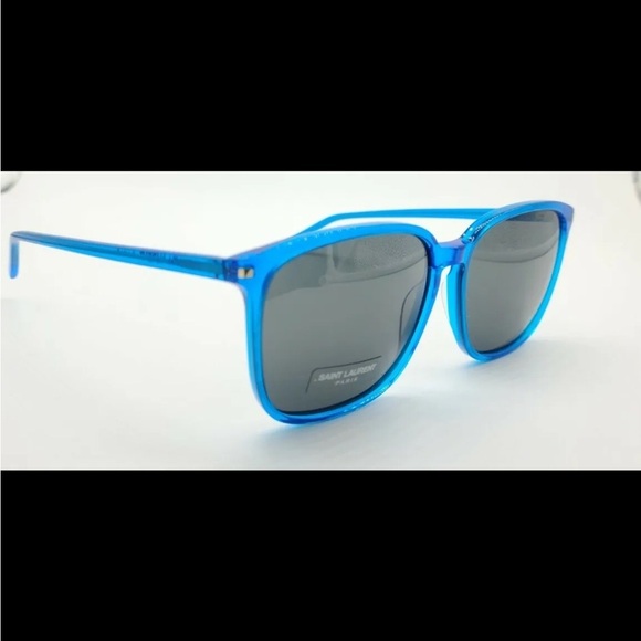 Yves Saint Laurent  SL 37 VL3/P9 BLUE Sunglasses 58-15-140 ITALY NEW!!! ??️ main image 4